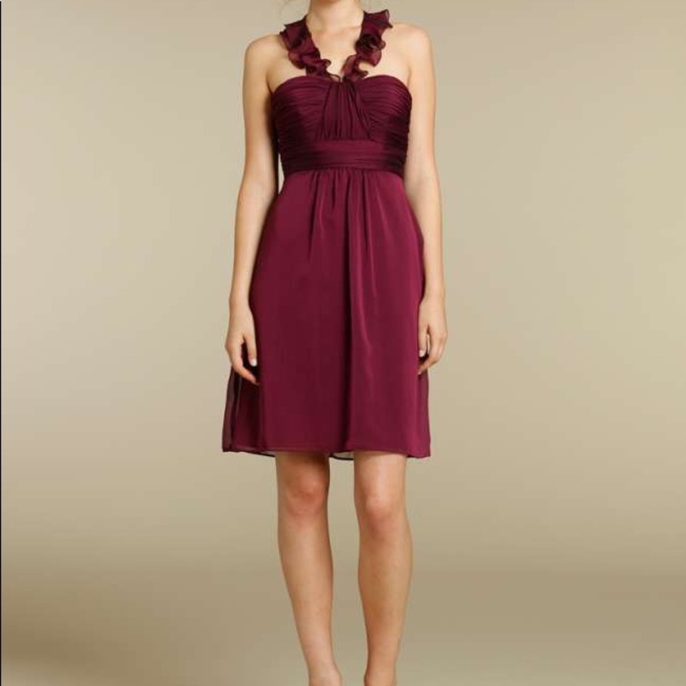 Alvina Valenta Maids Dress in Burgundy